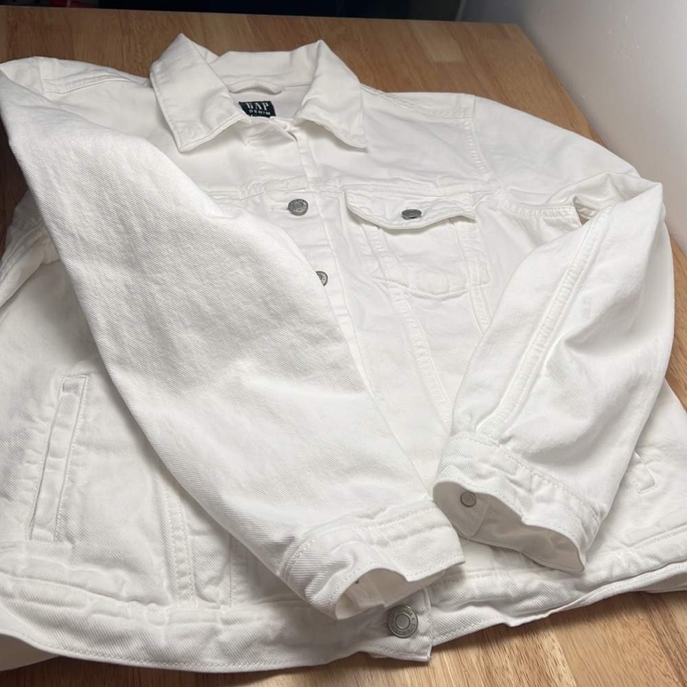 Gap Icon white denim jacket